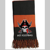 'Skull' Fringed Scarf