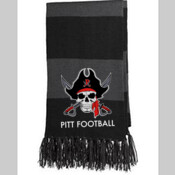 'Skull' Fringed Scarf