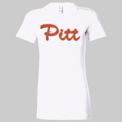 Glitter - Script Pitt - Juniors' Fit The Favorite Tee